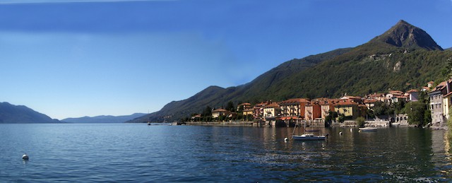 Cannero Riviera, il Lago Maggiore e il monte Morissolo